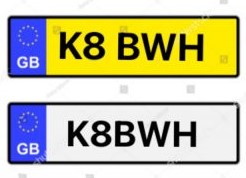 Kate – private plate – K8 BWH